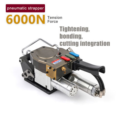 شراء 6000N قوة التوتر الشريطية النيوماتيكية 32mm أدوات الشريط PET آلة لف البلاستيك المحمولة باليد مع القفل الحر النيوماتيكي online manufacture