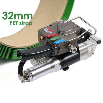 شراء 6KN التوتر المضغوط أداة التقييم البلاستيكي PET حزام التعبئة 25mm 32mm PET شريط online manufacture