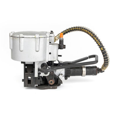 شراء زر واحد 4.2m / min أداة ربط الفولاذ 32mm عصابة آلة ربط الفولاذ النيوماتيكي online manufacture