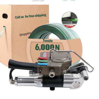 25mm إلى 32mm أداة ربط بلاستيكية منوعة بالنفط PET Strap Mini Wrapping Machine